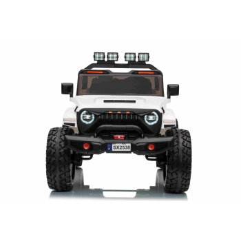 Auto na akumulator Extreme Sport 4x4 Zmienna Wielkość Biały SX2539.BIA